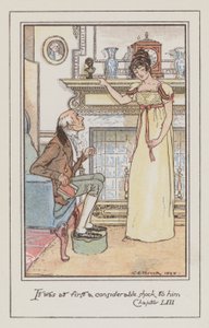 Ilustracja do Emmy autorstwa Jane Austen (kolor lito) autorstwa Charles Edmund Brock