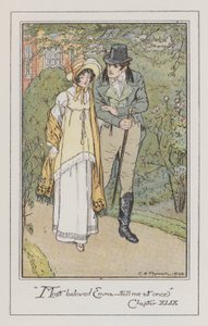 Ilustracja do Emmy autorstwa Jane Austen (kolor lito) autorstwa Charles Edmund Brock