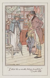 Ilustracja do Emmy autorstwa Jane Austen (kolor lito) autorstwa Charles Edmund Brock