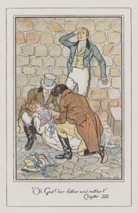 Ilustracja do perswazji (kolor lito) autorstwa Charles Edmund Brock
