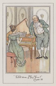 Ilustracja do perswazji (kolor lito) autorstwa Charles Edmund Brock