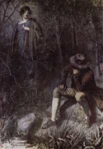 Ilustracja do The Broad Highway romans z Kent autorstwa Charles Edmund Brock