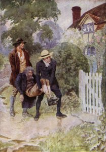 Ilustracja do książki The Broad Highway a Romance of Kent autorstwa Charles Edmund Brock