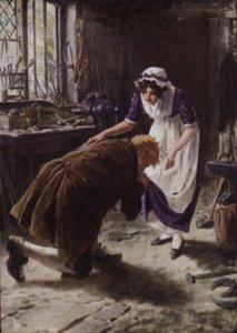 Ilustracja do The Broad Highway romans z Kent autorstwa Charles Edmund Brock
