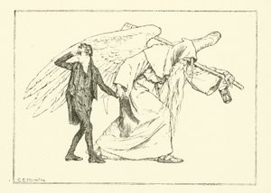 Ilustracja do The Essays of Elia autorstwa Charlesa Lamba (grafika) autorstwa Charles Edmund Brock