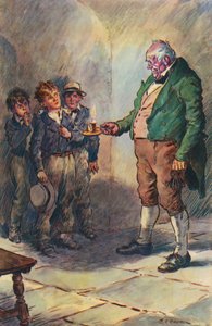 Ilustracja do „Szkoły Toma Browna” autorstwa Thomasa Hughes autorstwa Charles Edmund Brock