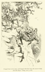 Ilustracja do Westward Ho! autorstwa Charlesa Kingsleya (grafika) autorstwa Charles Edmund Brock
