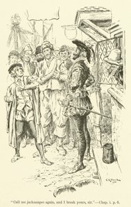 Ilustracja do Westward Ho! autorstwa Charlesa Kingsleya (grafika) autorstwa Charles Edmund Brock