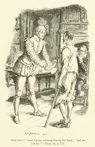 Ilustracja do Westward Ho! autorstwa Charlesa Kingsleya (grafika) autorstwa Charles Edmund Brock