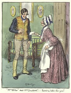 Ilustracja do Dzienników Pickwicka autorstwa Charles Edmund Brock