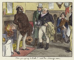 Ilustracja do Dzienników Pickwicka autorstwa Charles Edmund Brock