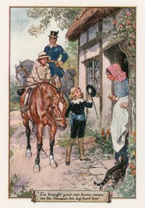 Mały Lord Fauntleroy autorstwa Frances Hodgson Burnett autorstwa Charles Edmund Brock