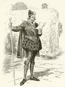 Malvolio autorstwa Charles Edmund Brock