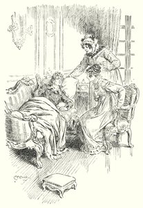 Wiadomości o bitwie (lito) autorstwa Charles Edmund Brock