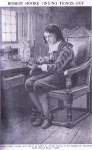 Robert Hooke dowiaduje się wszystkiego autorstwa Charles Edmund Brock