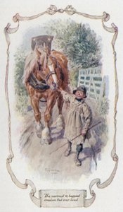 Najweselsze i najszczęśliwsze stworzenie, jakie kiedykolwiek żyło (kolor lito) autorstwa Charles Edmund Brock