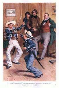 Jest zdjęcie, powiedział pan Crummles, dając znak Nicholasowi, by nie podchodził i nie psuł go autorstwa Charles Edmund Brock