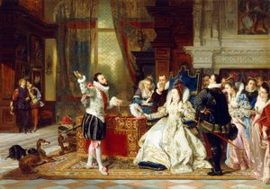 Sir Walter Raleigh i królowa Elżbieta, 1875 r