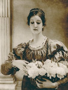 Piwonie (fotograwiura) autorstwa Charles Edward (after) Perugini