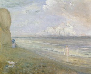 Klify, Dieppe autorstwa Charles Edward Conder