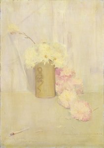 Kwiaty dymu i chryzantemy autorstwa Charles Edward Conder