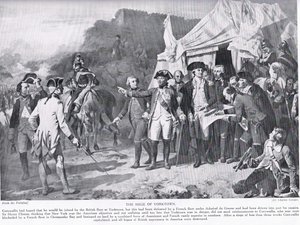 Oblężenie Yorktown, ilustracja z 