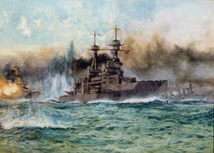 H.M.S. Vanguard w bitwie jutlandzkiej, 1924 r.