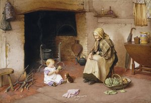 Wizyta u babci autorstwa Charles Edward Wilson