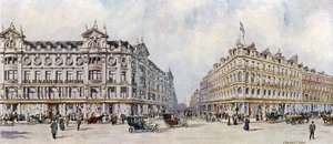 DH Evans, West End Silk Mercers, 292-320 Oxford Street autorstwa Charles Edwin Flower