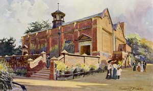 Londyńskie zoo: Małpi dom (kolor lito)
