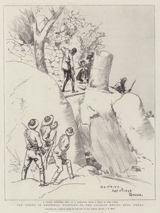 Powstanie w Rodezji, walka w Granitowym Kopjes niedaleko Gwelo autorstwa Charles Edwin Fripp