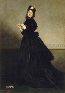 La Dame aux Gants Dama z rękawiczką, 1869. autorstwa Charles Emile Auguste Carolus Duran