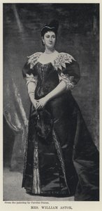 Pani William Astor (lito) autorstwa Charles Emile Auguste Carolus Duran