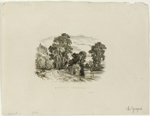 Zamek autorstwa Charles Emile Jacque
