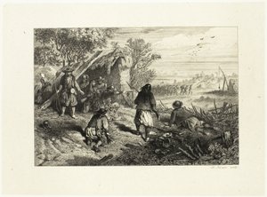 Zasadzka autorstwa Charles Emile Jacque