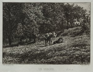 Sad autorstwa Charles Emile Jacque