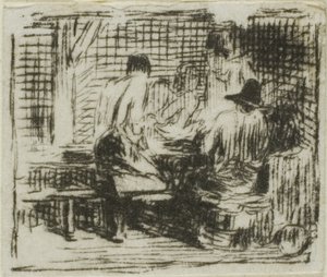 Pijacy autorstwa Charles Emile Jacque