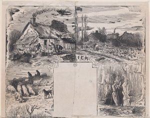 Luty z Albumu Przedmiotów Rustykalnych, 1859. autorstwa Charles Emile Jacque