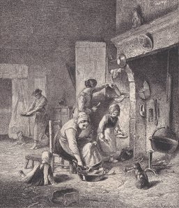 Kleik, z Le Magasin Pittoresque, ca. 1852. autorstwa Charles Emile Jacque