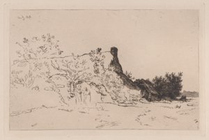 Wielka Chata Kercassier, 1875. autorstwa Charles Emile Jacque