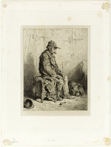 Młynek do organów autorstwa Charles Emile Jacque