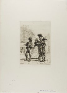 Pifferari autorstwa Charles Emile Jacque