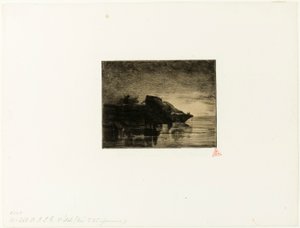 Sześć krów w wodopoju autorstwa Charles Emile Jacque