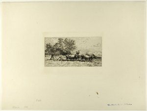 Drużyna Wołów autorstwa Charles Emile Jacque