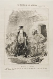 Wiejski Doktor (tablica 13) autorstwa Charles Emile Jacque