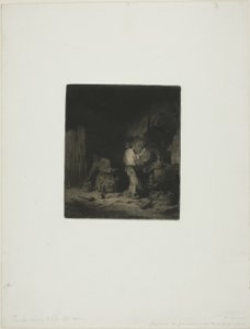 Kuźnia autorstwa Charles Emile Jacque