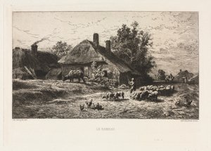 Hamlet autorstwa Charles Emile Jacque