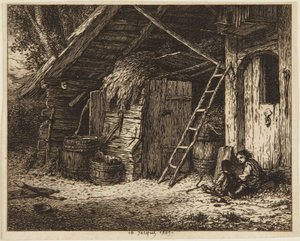 Kurzy zamach stanu - 1849 autorstwa Charles Emile Jacque