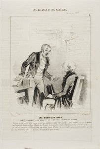 Homeopaci: pierwsze leczenie (tablica 4) autorstwa Charles Emile Jacque