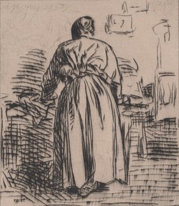 Prasująca kobieta, 1843.
